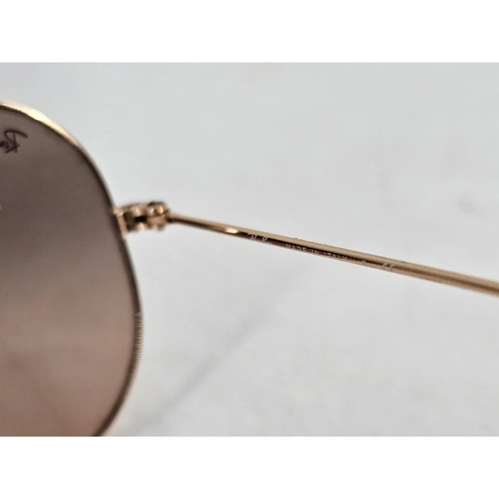 Ray-Ban Large Aviator RB3025 58[]14 140‎ Sunglasses  Gold/Brown Italy